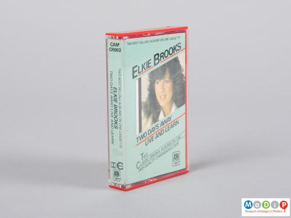 Front view of a cassette tape showing the printed insert cover.