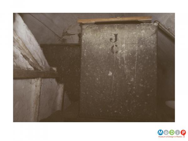 Scanned image showing a water tank.