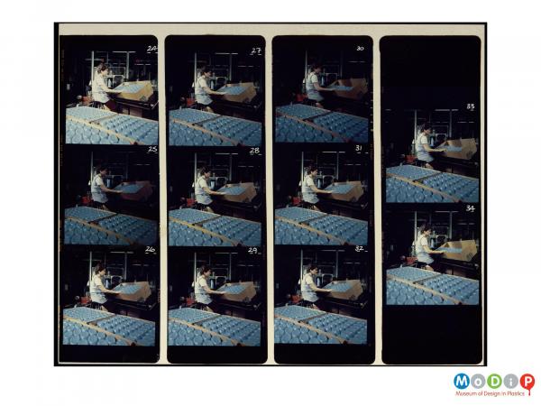Scanned image showing an 11 image contact sheet.