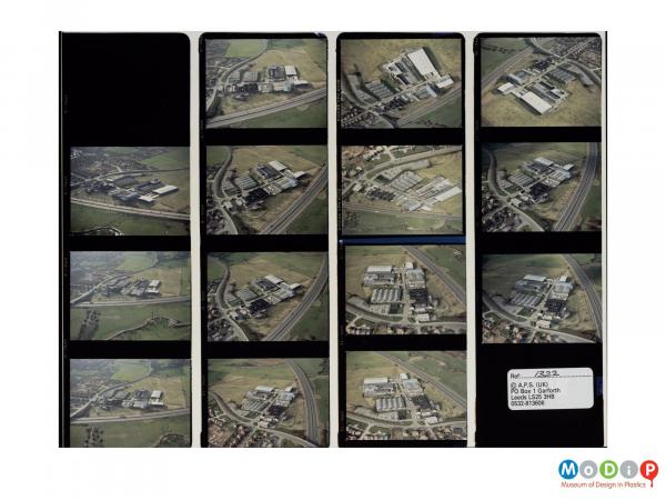 Scanned image showing a 14 image contact sheet.