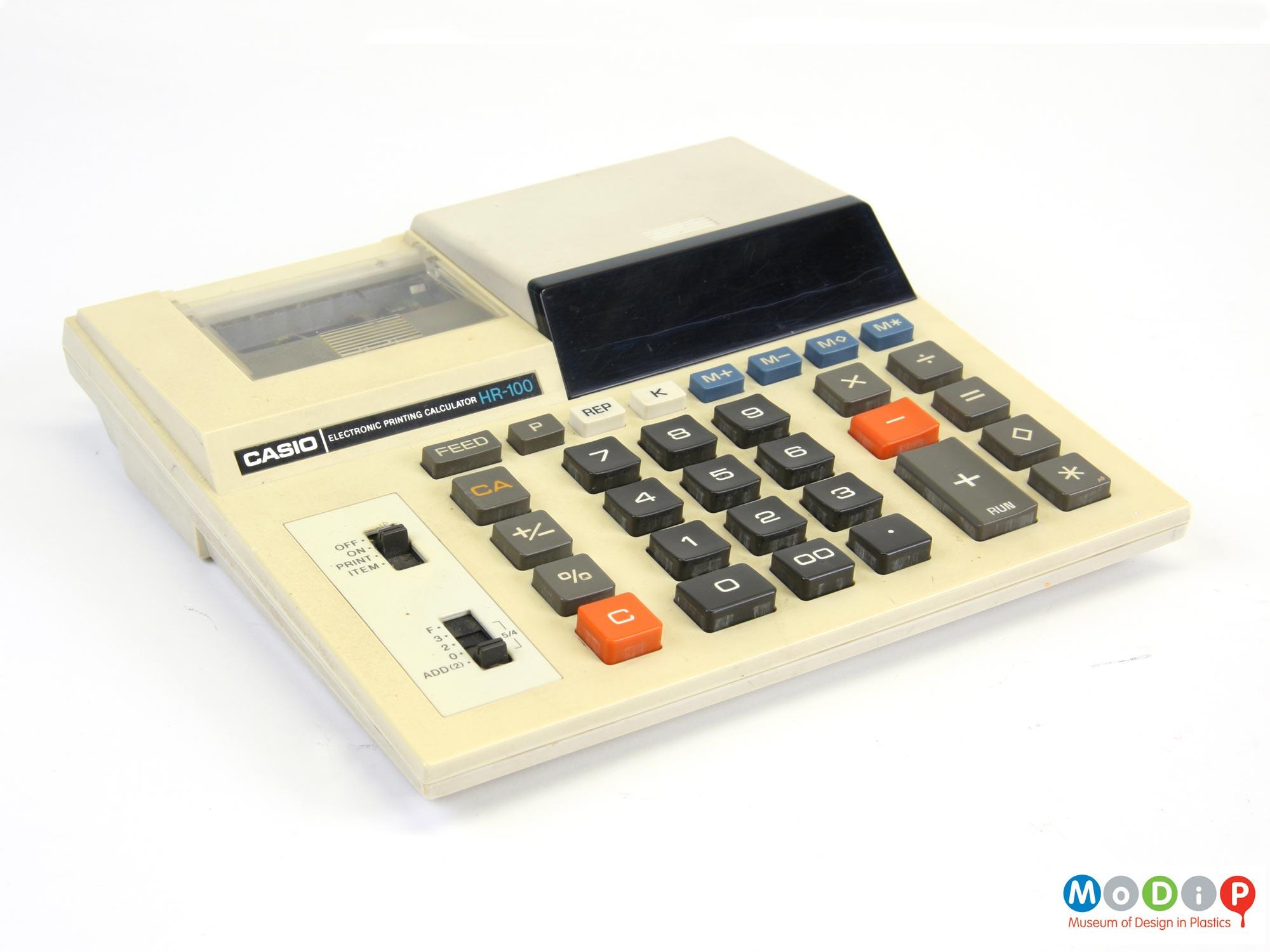 Casio Electronic Printing Calculator HR-100 | Museum of Design in Plastics