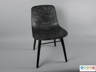 Front view of a chair showing the seat.